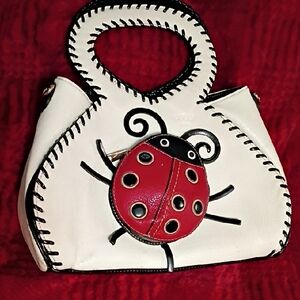 VINTAGE Gucci Red and White Ladybug Mini Bag